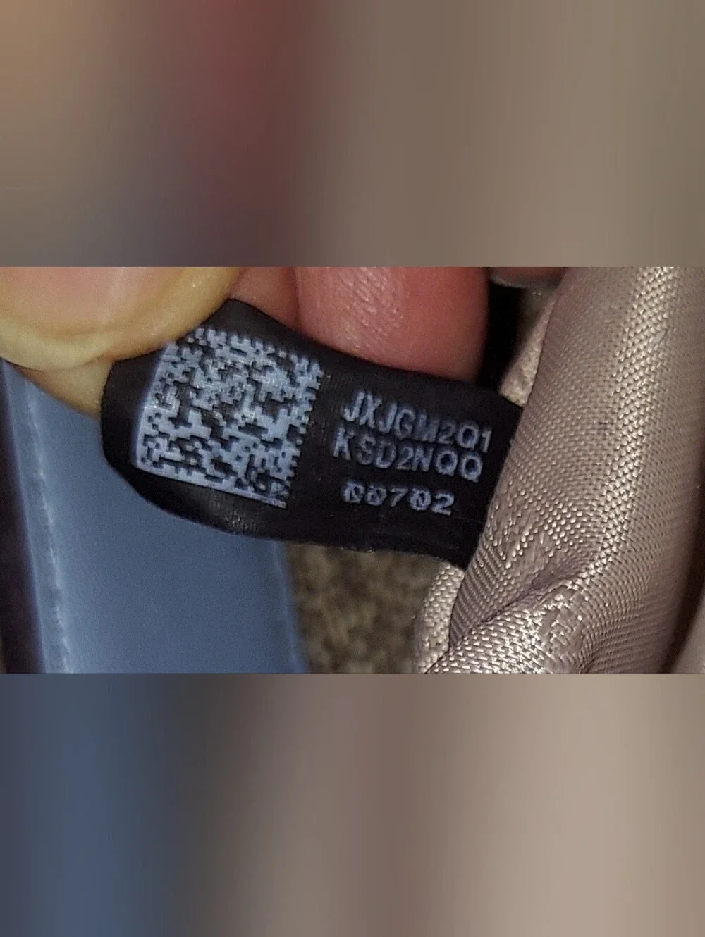 Michael Kors Navy Monogram Bucket Hobo with Light Blue Strap